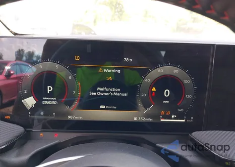 2025 Nissan Kicks Sr Intelligent Awd из США, поврежденный, VIN 3N8AP6DB6SL314471